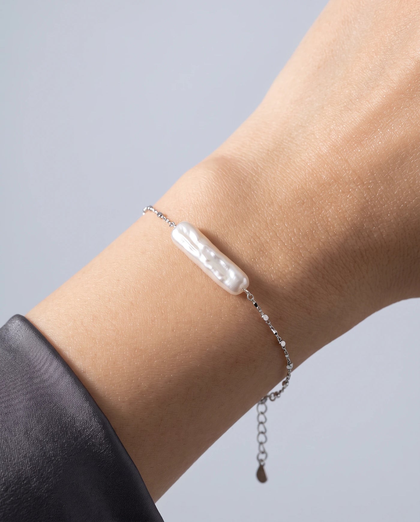 Baroque Pearl Chain Bracelet