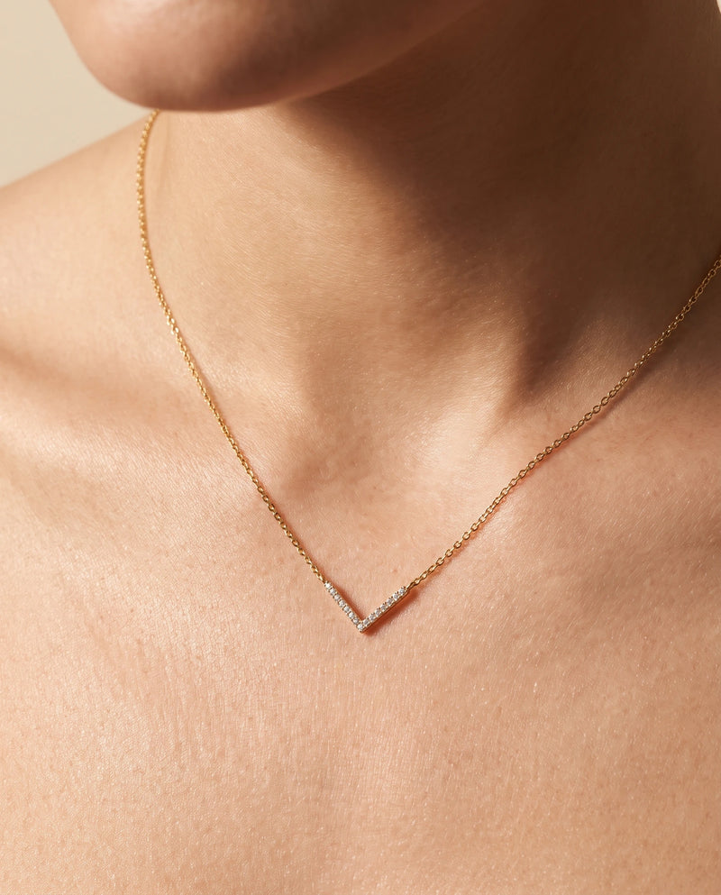 Pavé Sorrento Pendant worn