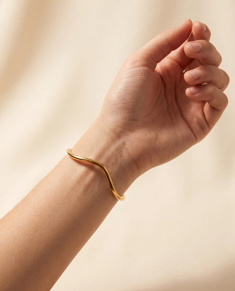 Sorrento Cuff Bracelet worn